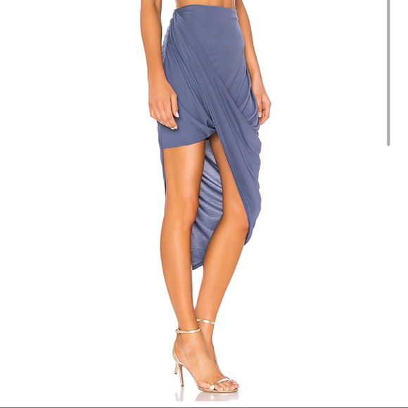 (NWT) 1. State / REVOLVE Asymmetric Wrap Skirt - Picture 4 of 10